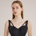 Funny Gold Plated Ace Playing Cards Earrings