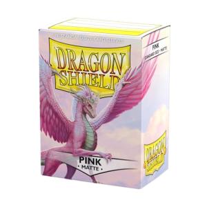 Dragon Shield Pink Matte Card Sleeves 100 Count