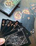 Bicycle Asteroid Black Playing Cards