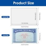 MaxGear Medicare Card Protector Sleeves, 6 Pack