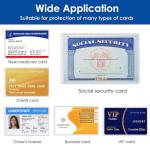 MaxGear Medicare Card Protector Sleeves, 6 Pack