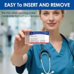 MaxGear Medicare Card Protector Sleeves, 6 Pack