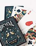 Bicycle Aviary Teal Playing Cards