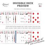 Invisible Deck Magic Trick with Bicycle Cards