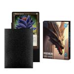 Black MTG Card Sleeves 300-Count, Matte Finish