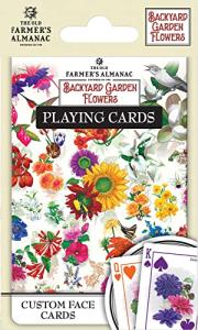 Farmer's Almanac Flowers Playing Cards - 54 Cards