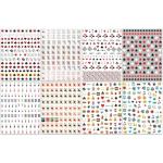 Poker Nail Art Stickers - Vegas Casino Theme Decals