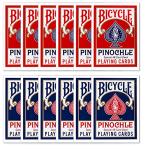 Bicycle Pinochle Poker Playing Cards - 12 Decks
