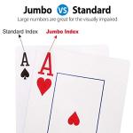 LotFancy Jumbo Index Playing Cards - 12 Decks