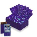 100 Count Purple Holographic Card Sleeves for TCG