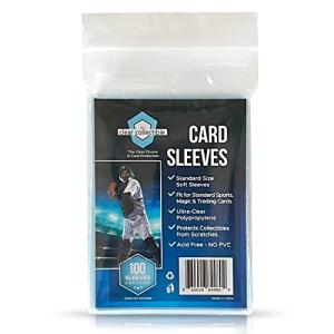 100 Clear Penny Sleeves for Trading Cards