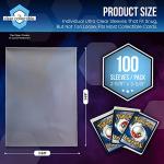 100 Clear Penny Sleeves for Trading Cards