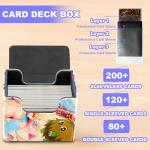 Magician Girl PU Leather Card Deck Box