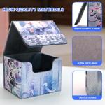 Magician Girl PU Leather Card Deck Box