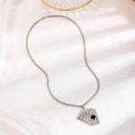 Ace of Hearts Playing Card Earrings & Necklace Set