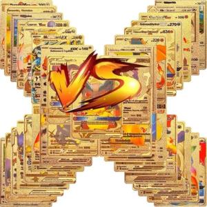 Gold Foil Rare Cards Deck - 55 Pieces