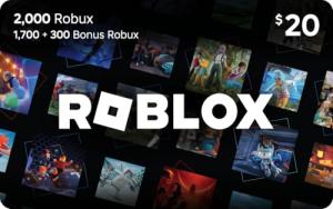 Roblox Gift Card - 2,000 Robux + Exclusive Item