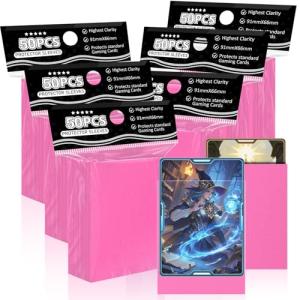 300 Pink Card Sleeves for TCG and Sports Cards