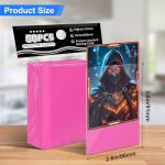 300 Pink Card Sleeves for TCG and Sports Cards