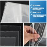 400 Pack Trading Card Binder Pages, Holds 7200 Cards