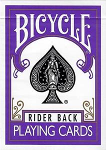Bicycle Purple Rider Back Poker Playing Cards