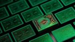 Bicycle Metalluxe Green Playing Cards - Poker Size