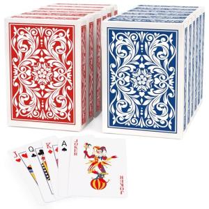 Playing Cards 12 Pack, 12 Decks of Playing Cards, Poker Size Standard Index, Playing Card Bulk for Adult Senior, Poker Cards Set for Card Game,Blackjack,Euchre,Family Game Night,Casino Play Supplies