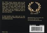 DA VINCI Venezia, Italian 100% Plastic Playing Cards, 2-Deck Set, Bridge Size Regular Index