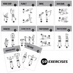 NewMe Fitness Dumbbell Workout Cards, Instructional Fitness Deck for Women & Men, Beginner Fitness Guide to Training Exercises at Home or Gym (Dumbbell, Vol 1)
