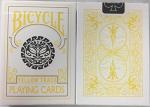 USPC Bicycle Yellow Trace Playing Cards Sun Moon Design