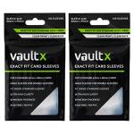Vault X Exact Fit Trading Card Sleeves, Soft, High Clarity, Perfect Fit Inner Sleeves, Collectible Card Games, Sports, TCG (200 Pack)