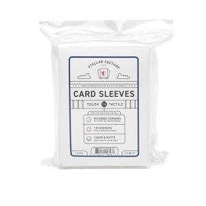 Stellar Factory - Premium Card Sleeves, Rounded, 2.5" x 3.5" (112 Count) (Matte/Clear)