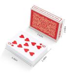 Timenued Plastic Playing Cards Waterproof Playing Cards 2 Pack,Decks of Poker Cards Set for Adults,Poker Size Regular Index,Suitable for Various Cards Games,Bridge,Pinochle,Cartas