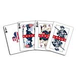 Military Gift Shop Blue American Flag Playing Cards - Patriotic Graphics - Premium Quality - Veteran Gifts for Men or Women | Flag Playing Cards Blue