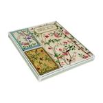 Caspari Chinese Wallpaper Bridge Gift Set in Blue, 2 Playing Card Decks & 2 Score Pads