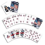 Military Gift Shop Blue American Flag Playing Cards - Patriotic Graphics - Premium Quality - Veteran Gifts for Men or Women | Flag Playing Cards Blue