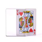 SUMAG Deck Glass Card Omni Ice Bound (Poker Size) Magic Tricks, Props, Close-up Accessories, Gimmick Signed Card to Top of Deck
