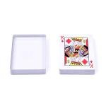 SUMAG Deck Glass Card Omni Ice Bound (Poker Size) Magic Tricks, Props, Close-up Accessories, Gimmick Signed Card to Top of Deck