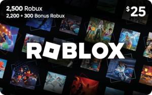 Roblox Gift Card - 2,500 Robux with Bonus Item