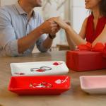 Ace of Hearts Ceramic Ring Dish Set