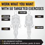 Bodyweight Workout Cards for Home and Gym