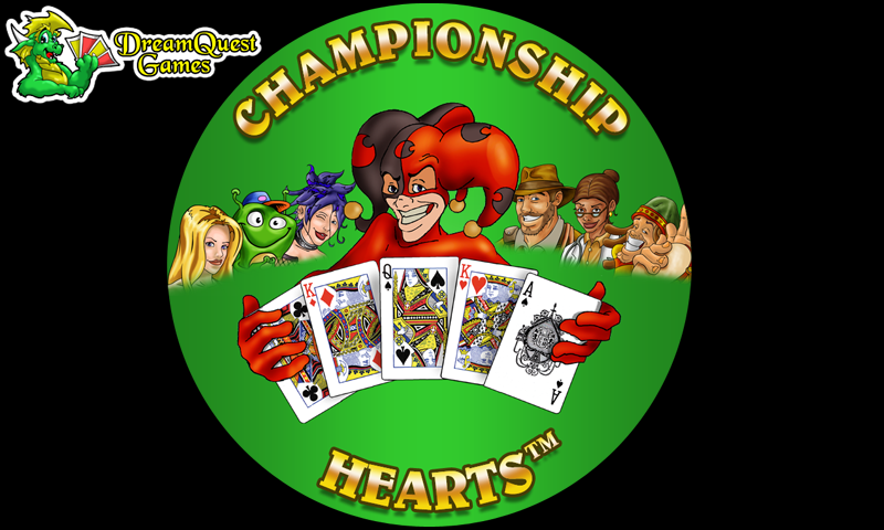 Championship Hearts Card Game - High Definition