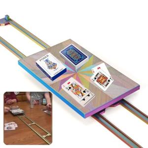 ZQDRPLUS Card Game Tray with Rolling Wheels