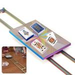 ZQDRPLUS Card Game Tray with Rolling Wheels