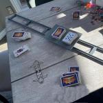 ZQDRPLUS Card Game Tray with Rolling Wheels