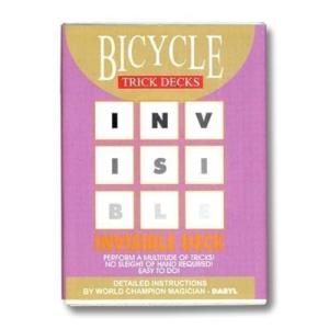Invisible Deck Bicycle Playing Cards - Red
