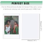 JOYZO Mini Photo Card Sleeves, 200 Pack