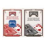 Bicycle Poker Playing Cards 4-Pack in Red and Black
