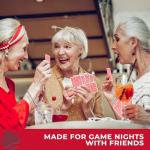 Deluxe Jumbo Canasta Game Set with Tray