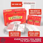 Deluxe Jumbo Canasta Game Set with Tray